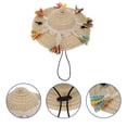 thumbnail image 4 of Decorative Pet Straw Hat Straw-woven Dog Hat Holiday Costume Photo Prop, 4 of 8