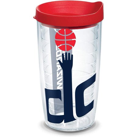 

Tervis Made in USA Double Walled NBA® Washington Wizards Insulated Tumbler Cup Keeps Drinks Cold & Hot 16oz Colossal