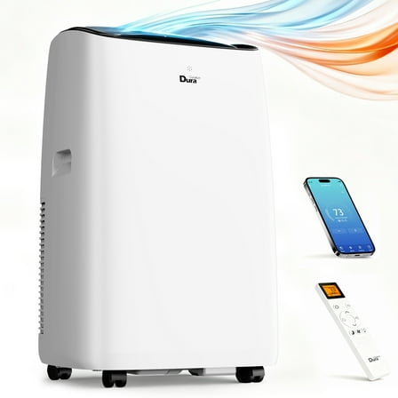 DuraComfort Portable Air Conditioners with Heater, 12000 BTU AC Unit with Heat, Cool, Dehumidifier, Fan for Room ups to 350 Sq.Ft