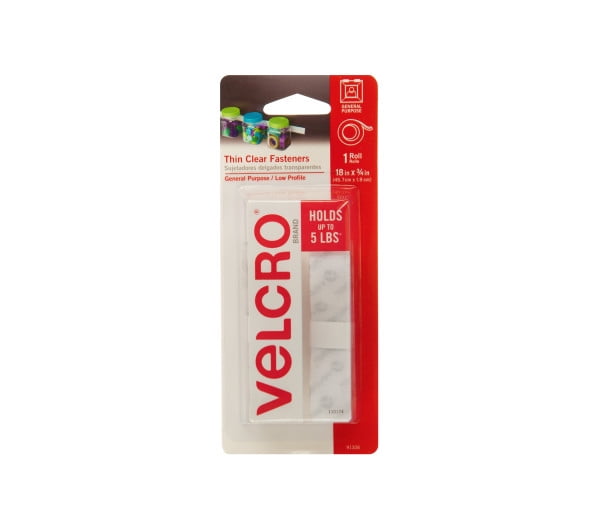 Black Sticky Back VELCRO Brand 18" x 3/4" Tape 