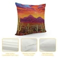 thumbnail image 4 of BCIIG Sunset Cacti Graphic Decorative Throw Pillow Cover for Home Couch Living Room Sofa, Printed on Both Sides, Full Year Round Pillowcase 1PC 20x20in, 4 of 5
