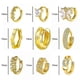 thumbnail image 2 of 26-27 Dangle Hoop Earrings 18k Gold Plated Cubic Zirconia Heart Drop Earrings Minimalist Hypoallergenic Earring For Women And Girl Diamond Jewelryvale, 2 of 5