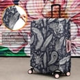 thumbnail image 4 of Stretch Luggage Cover M(22-24in)– Elastic Travel Suitcase Protector with Handle Openings & Bottom Closure, Washable Polyester Spandex Cover for 18"-32" Suitcases, S/M/L/XL Size, 4 of 6