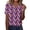 Purple, variant on Halloween Tshirts for Women Short Sleeve Henley Neck Womens Tops Halloween Graphic T Shirts Costume