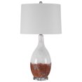 thumbnail image 1 of Uttermost 28339-1 Durango Lampe de Table Portable 29 Pouces 150 Watts Rouille Blanche, 1 of 8