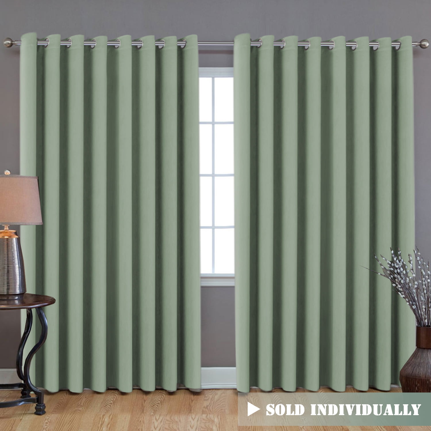 Ultra Blackout Wider Curtain, Extra Long and Wide Thermal Insulated