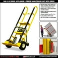 thumbnail image 2 of Snap-Loc 4 Wheel Appliance Cart With 400 Lb Capacity And 10 Inch Airless Wheels SLV0500ACY, 2 of 6