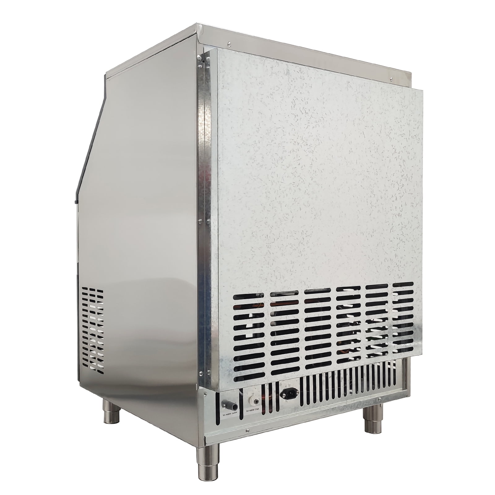 150KG 126 pcs Commercial Ice Maker Auto Clear Cube Ice Making Machine with Filter