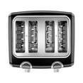Black & Decker 4 Slice Toaster, Extra Wide Slots, Black, T4569B