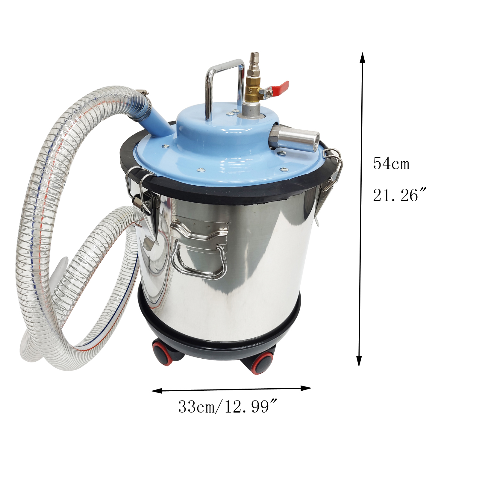 5 Gallon Pneumatic Vacuum Industrial Vacuum Cleaner with Dust Collection Bag Wet Dry Vacuum Cleaner