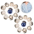 thumbnail image 5 of 20pcs paño botones desmontables botones botones a presión botones decorativos broches, 5 of 5