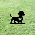 thumbnail image 4 of Outdoor Dog Shape Metal Yard Stake RustResistant Finish Ground Stake for Garden, 4 of 8
