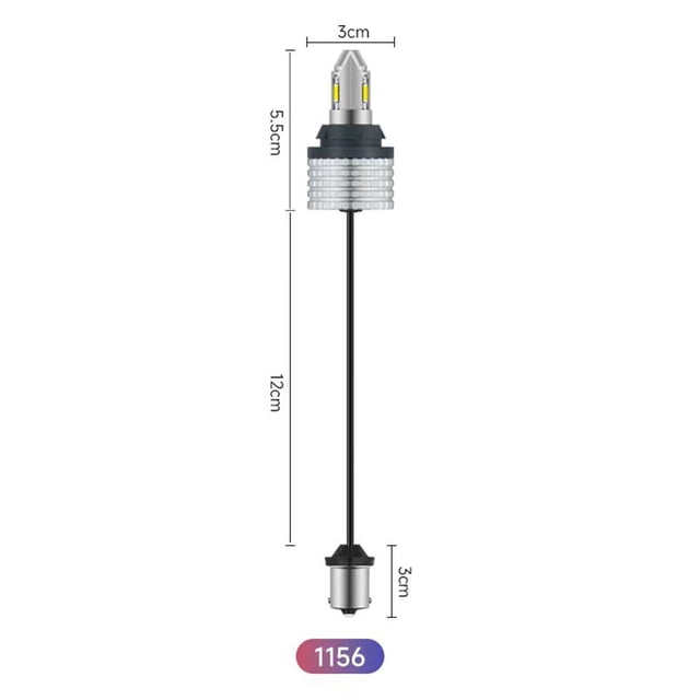 Yimiti T15 1156 7440 T20 Car Super Bright Decoding Reversing Modification Light--1156