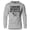 Sport Grey, variant on GYMISH Loading Weights Cardio Lightweight Long Sleeve Hooded T-Shirt for Men – Funny Gym Hoodie, Black on Black, Small