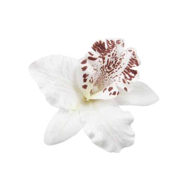 Jumpingount Horquilla con patrón de flores, decoración de moda, pasador para el pelo, adorno para el pelo, tocado, accesorio de fotografía de cumpleaños Accesorio para el cabello Blanco Jumpingount AP012915-01