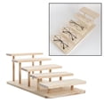 thumbnail image 2 of thinsony Wooden Sunglasses Rack Glasses Display Stand Holder Organizer Stand 5 Layers, 2 of 9