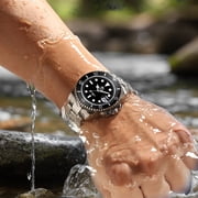 ADDIESDIVE Men’s Automatic Dive Watch 200M Waterproof, Analog Watches with Japanese Movement Luminous Dial, Sapphire Crystal & Ceramic Bezel