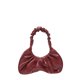 thumbnail image 1 of Bolsas para Mujeres Bolso Axila Plisada Color Sólido Hombro Retro Rouched () Rojo, 1 of 8