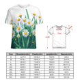 thumbnail image 2 of Daisy T Shirts Basic T-Shirt Short Sleeve Ladies Tee Shirt Summer Graphic Clothing, 2 of 5