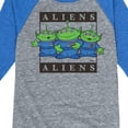 thumbnail image 3 of Toy Story 4 - Type Block Aliens - Toddler & Youth Raglan Graphic T-Shirt, 3 of 4