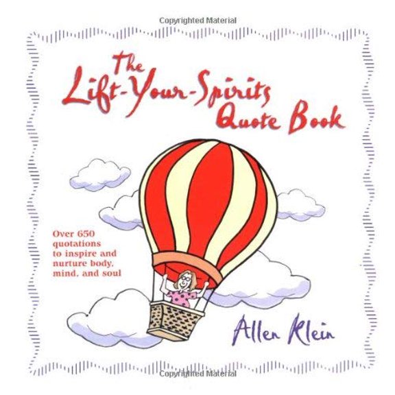 Pre-Owned Lift-Your-Spirits Quote Book (Hardcover) 0517163098 9780517163092