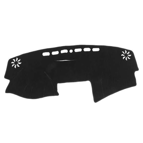 Unique Bargains Black Dashboard Cover Non-Slip Mat Carpet Replacement Polyester for Toyota Camry 2007-2011