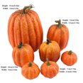 thumbnail image 4 of 7Pcs Artificial Pumpkins for Decorating,Assorted Pumpkin Cute Foam Pumpkins for Thanksgiving Party, 4 of 6