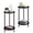 Black, variant on SolidPal Set of 2 2-Tier Round Farmhouse End Tables, Small Side Nightstands with Storage Shelf for Bedroom Living Room