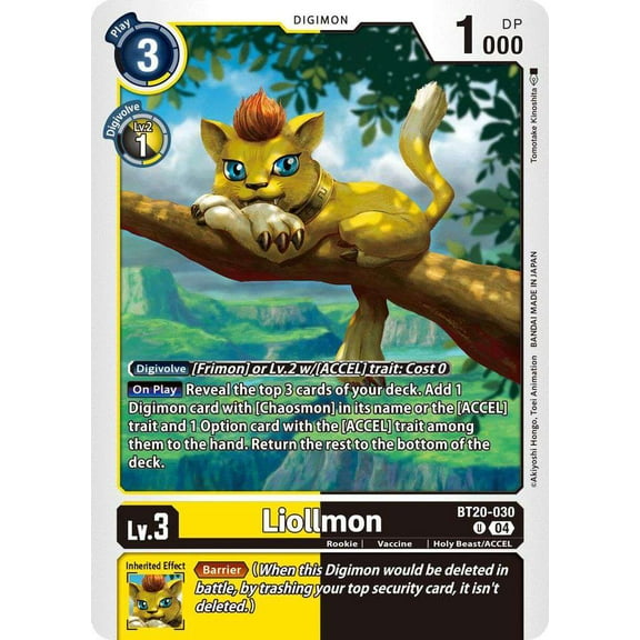 Digimon Release Special Booster 2.5 Uncommon Liollmon - BT20-030 BT20-030