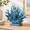 Blue-5.83"H, variant on Red Orange 5.83"H Coral Statue Nautical Tabletop Home Decoration