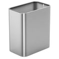 thumbnail image 6 of Small Bathroom Trash Can 2.1 Gallon Wastebasket, Modern Metal Garbage Can Office Waste Basket, Silver Stainless Steel Trash Bin for Bedroom, Home Office, Toilet, rv, Near Desk, Under Sink., 6 of 8