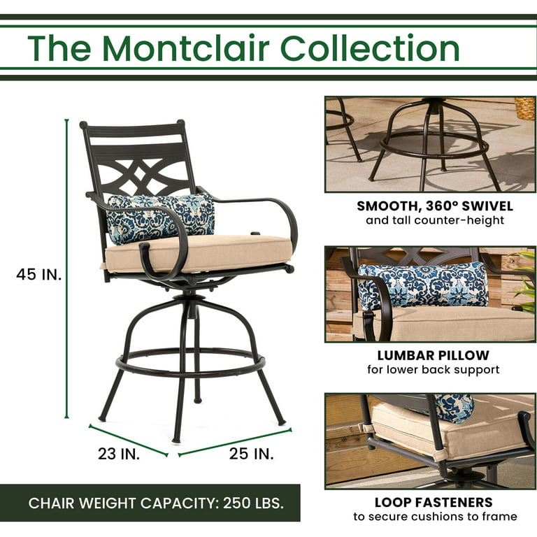 Montclair 3-piece Woven Recliner Set