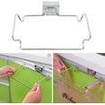 thumbnail image 5 of LQQBOX 1 Pcs Large Stainless Steel Trash Bag Holder for Kitchen Cabinets Doors and Cupboards, Under Sink Bag Holder, Garbage Bag Holder, Kitchen Waste Can, Kitchen Trash Cans, Silver, 5 of 7