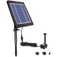 thumbnail image 1 of Solar Fountain Waterfall Pump Outdoor Rotatable 4 Nozzles Landscape Decoration Decorative Pond for Bird Bath Pool Fish Tank 3.5W, 1 of 9