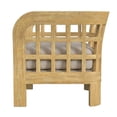 thumbnail image 4 of Beaumont Lane Chaise Longue d'Extérieur Traditionnelle en Teck, Naturel, 4 of 8