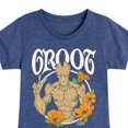 thumbnail image 3 of Marvel Guardians of the Galaxy - Groot Peace Flowers - Toddler And Youth Girls Fitted Short Sleeve Graphic T-Shirt, 3 of 5