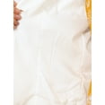thumbnail image 5 of INSPIRE CHIC Women's Dress and Jacket 2 Piece Sets Chiffon Floral Sleeveless Dress and Contrast Panel Jacket Outfit Sets White Yellow L, 5 of 6