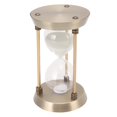 thumbnail image 5 of Reloj de Arena de Metal Temporizador de Arena Decorativo Vintage Arena de Alto Brillo Reloj de Arena reemplazable Bronce S 15 min, 5 of 5