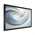thumbnail image 5 of Designart "Spiral Of White Orbiting Overture" Abstract Spirals Picture Framed Wall Art Prints, 5 of 5