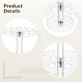 thumbnail image 3 of Acrylic Ice Cream Cone Holder, 2-Tier Dessert Display Stand, 24 Holes Ice Cream Cone Desktop Stand for Parties Events, Easy Assembly, 3 of 5