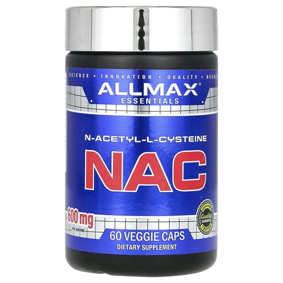 ALLMAX Essentials, NAC, 600 mg, 60 Veggie Caps