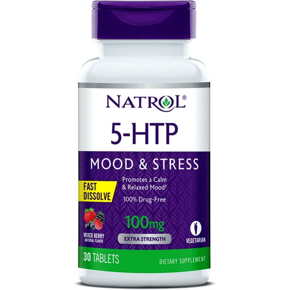 Natrol 5-HTP 100mg Fast Dissolve Tablets, 30 Ct