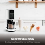 Ninja CREAMi Ice Cream Maker, for Mix-ins, Milkshakes, Sorbet, 5 One-Touch Programs, (2) 16 Oz Pint Containers & Lids, NC300WH White
