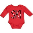 thumbnail image 3 of Inktastic Ski Rough Text Boys Long Sleeve Baby Bodysuit, 3 of 5