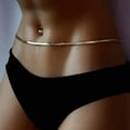 thumbnail image 7 of MINKUROW Vintage Waist Chain Sexy Belly Body Chain Summer Beach Bikini Simple Chains Fashion Party Body Accessories Jewelry for Women and Girls Silver, 7 of 7