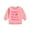 Pink, variant on Curuila Toddler Boys Girls Tops Valentine'S Day Letter Print Long Sleeve Crew Neck Clothes Beige Size 18-24 Months