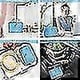 thumbnail image 4 of Makeup Bag: Bag Lar Toiletry Bag Women's Make Up Bag - Wash Bag Bag Make Up Bag Set, 4 of 5