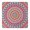 White-410, variant on Tablecloth Sacred Symbolic Mandala Waterproof Squre Cover with Elastic Edges and Back for Meditation and Anxiety Relief