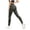 Dark Gray, variant on Lifting Lycra No Front Seam Workout Leggings Women Tummy Control High Waist Seamless Running Leggings Black for Size L