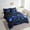 Blue, variant on 7 Piece Game Bed in a Bag Queen Gamer Gifts, 3D Geometric Gaming Bedding Sets for Game Room Decor Comforter Set with Sheets Flame Game Consoles Bed Set Gaming Action Buttons Sheets Red